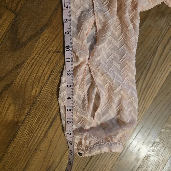 Cato Light‎ Coral Chevron Blouse - Picture 6 of 6